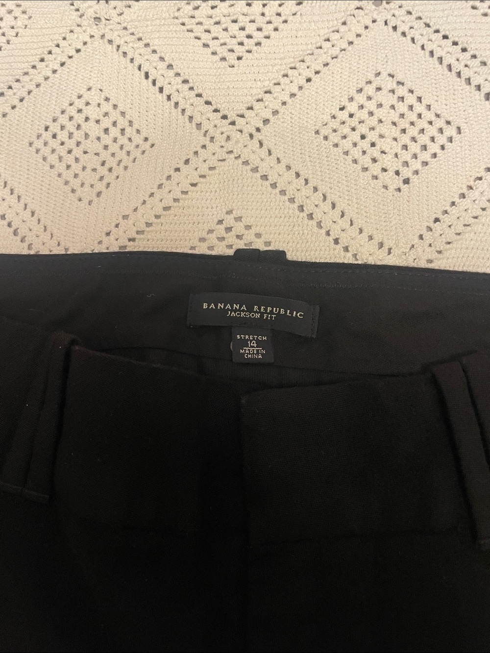 Banana Republic Black Women's Jackson Fit Dress Pants